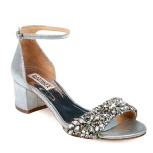 BADGLEY MISCHKA Vega II Heeled Sandal Silver 6